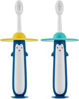 Набор зубных щёток Roxy Kids Penguin Blue&Yellow, 2 шт. foto