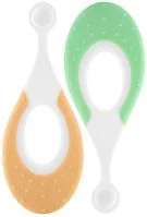 Набор зубных щёток Roxy Kids Seahorse Green&Orange, 2 шт. foto