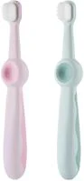 Набор зубных щёток Roxy Kids Smiley Green&Pink, 2 шт. foto