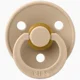 Suzeta rotunda din latex BIBS Taupe (0-6 luni) foto