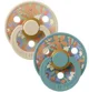 Set 2 suzete rotunde din latex BIBS LIBERTY Colour June Blossom - Vanilla Hush Mix (0-6 luni) foto