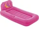 Saltea gonflabila p/u copii Bestway cu spatar si proiector Pink, 76х132х46cm foto