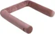 Protectie laterala moale pentru patut Caretero Pink, 200x15 cm foto