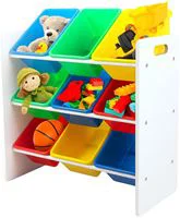 Стеллаж для игрушек с 9 корзинами U-Grow Multicolor foto