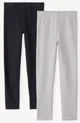 Orchestra Set 2 colanti cu fleece pentru fete Gri foto