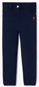 Orchestra Jeggings cu broderie pentru fetite Navy Blue foto