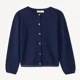 Orchestra Cardigan tricotat cu nasturi Navy Blue foto