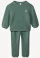 Orchestra Set 2 piese Hanorac si pantaloni de jogging pentru baietei Verde foto