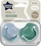 Suzete ortodontice din silicon Tommee Tippee Moda Verde (6-18 luni), 2 buc. foto