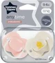 Suzete ortodontice Tommee Tippee Anytime Ratusca Roz (0-6 luni), 2 buc. foto