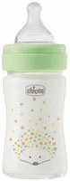 Стеклянная антиколиковая бутылочка Chicco Perfect Easy, медленный поток (0+ мес.), 150 мл foto