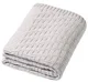 Patura tricotate din bumbac BabyOno White foto