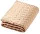 Patura din lana merinos BabyOno Dark Beige foto