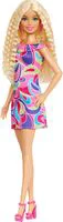 Papusa Barbie "Fashionista in rochie cu imprimeu" foto
