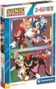 Puzzle Clementoni Sonic, 2x60 piese foto