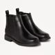 Botine pentru fete Saxo Blues cu fermoar efect piele foto