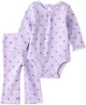 Carter’s Комплект 2 в 1 Lilac Mini Berry - штаны и боди foto