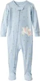 Carter’s Пижама из хлопка с носочками Blue Unicorn foto