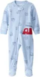 Carter's Pijama din fleece cu botosei Blue Firetruck foto