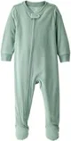 Carter's Pijama din fleece cu botosei Green Solid Waffle foto