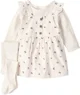Carter's Set 3 piese Ivory Corduroy Floral - bluza, rochita si dresuri foto