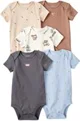 Carter's Set 5 body cu broderie Hotdog Pizza foto