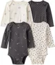 Carter's Set 4 body cu maneca lunga Bow Sheep foto