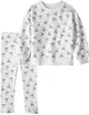 Carter's Set 2 piese Grey Bow - bluza si colanti foto