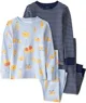 Carter's Set 2 pijamale din bumbac Blue Pasta Stripe foto