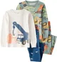 Carter's Set 2 pijamale din bumbac Multi Construction foto