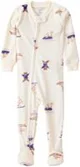 Carter's Pijama cu botosei DreamPlush Ivory Animal foto