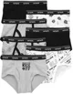 Carter's Set 7 chilotei Black-White Sports foto