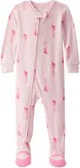 Carter's Pijama din bumbac cu botosei Pink Ballet foto