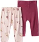 Carter's Set 2 pantaloni din viscoza PurelySoft Deer Burgundy foto