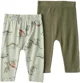 Carter's Set 2 pantaloni din viscoza PurelySoft Green Dino foto