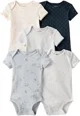 Carter's Set 5 body cu maneca scurta Unicorn Rainbow Moon foto