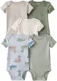 Carter's Set 5 body cu maneca scurta Dragon Stripe foto