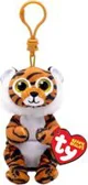 Jucarie breloc TY Beanie babies Tigru Clawdia, 12 cm foto