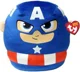 Мягкая игрушка TY Squishy Beanies Капитан Америка, 25 см foto