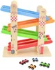Pista de curse cu rampe duble din lemn Viga Toys foto