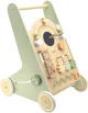 Antemergator din lemn cu activitati educative Viga Toys PolarB Green foto