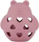 Zornaitoare din silicon Petite&Mars Bear Basil Dusty Rose foto