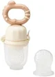 Dispozitiv pentru mancare (Nibler) din silicon BabyOno Beige foto