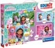 Puzzle 4 in 1 Clementoni Gabby's Dollhouse Edukit foto