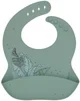 Baveta din silicon KikkaBoo Platinum Flora Sage foto
