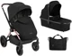 Carucior 2 in 1 KikkaBoo Kara Black foto