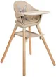 Стульчик для кормления 6 в 1 KikkaBoo Woody Beige foto