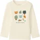 Orchestra Bluza cu maneca lunga My Forest Friends Ecru foto