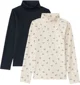 Orchestra Set 2 bluze cu guler inalt Beige foto