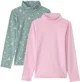 Orchestra Set 2 bluze cu guler inalt Pink foto